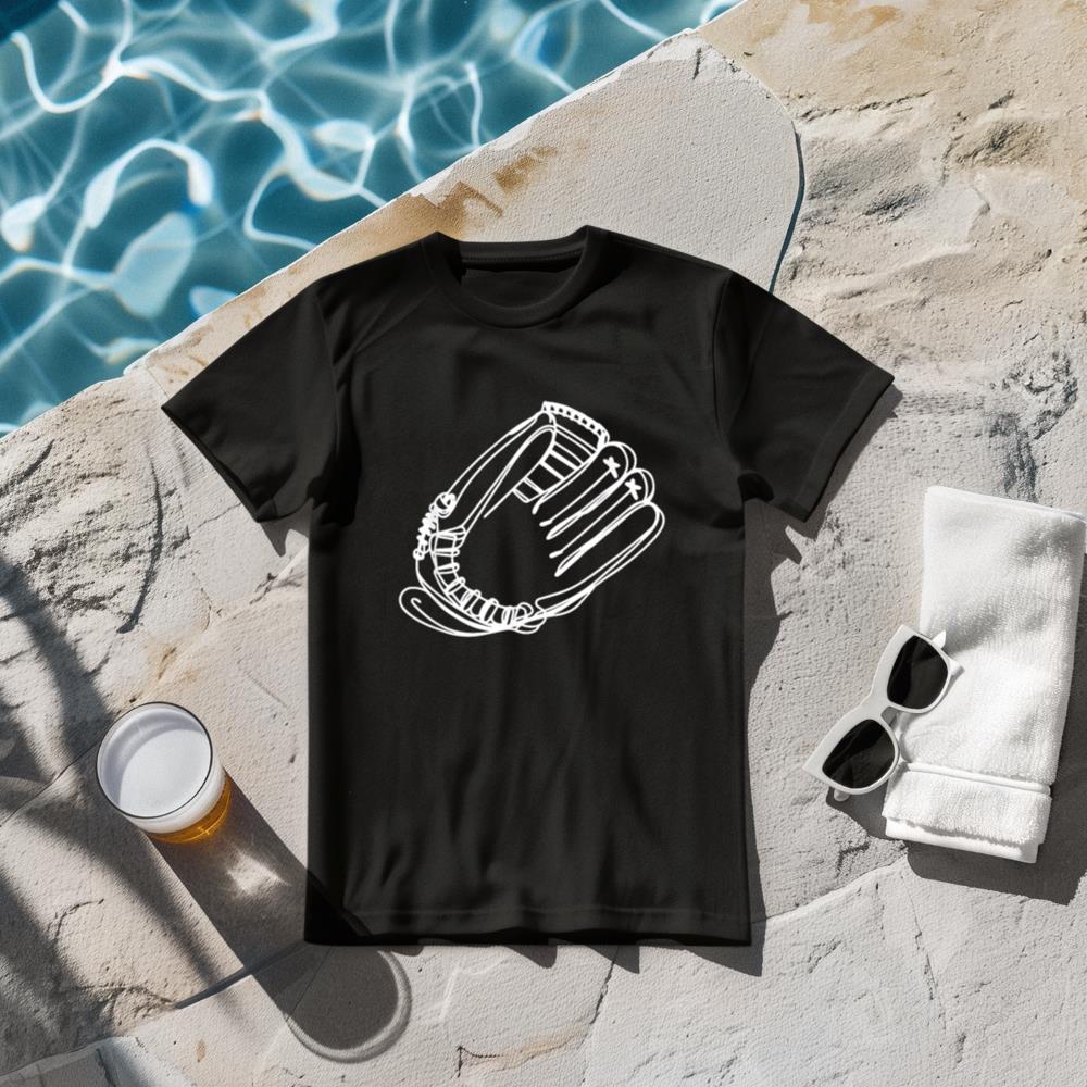 Baseball Glove Sketch T-Shirt