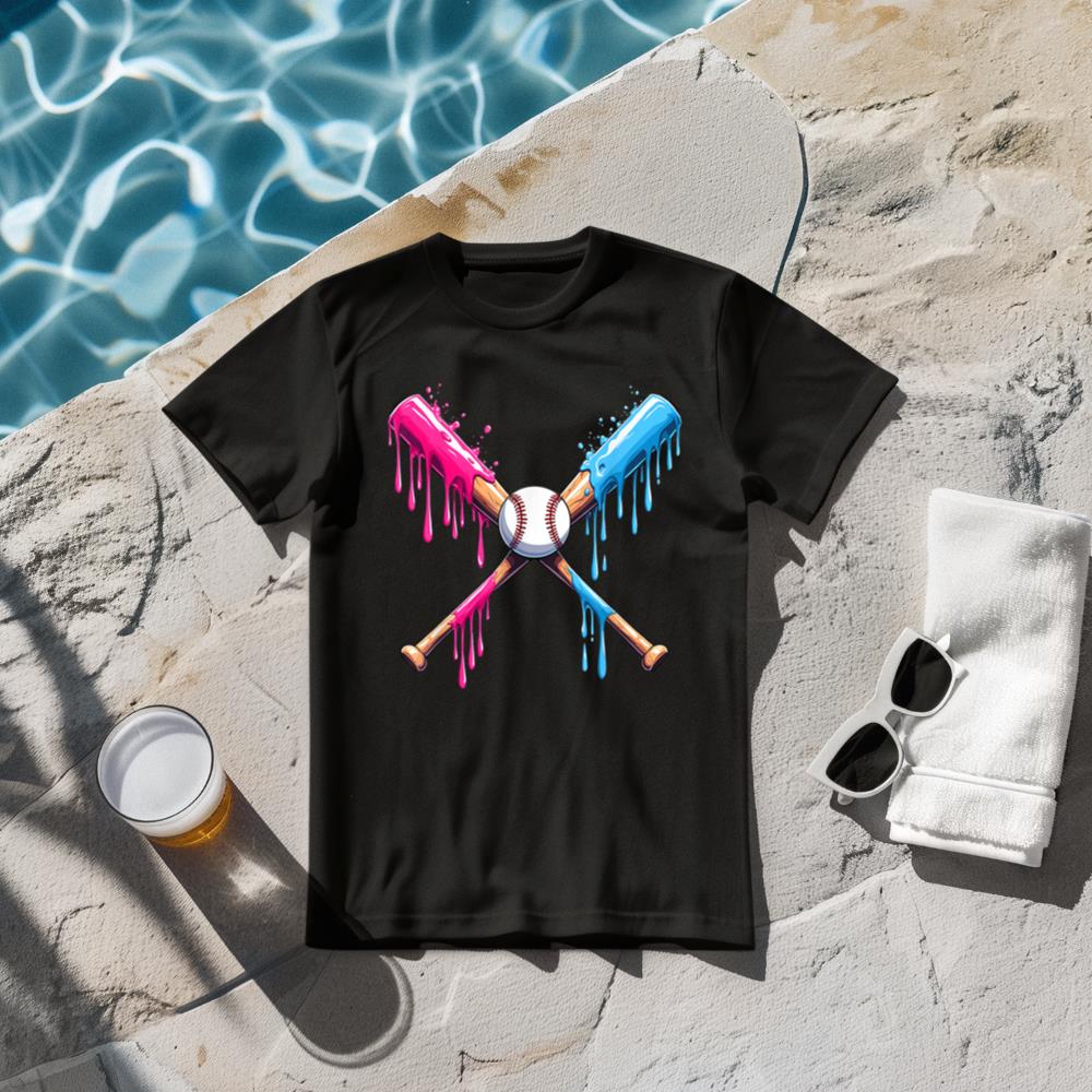 Baseball Home Plate Social Club for Boy Ice Cream Drip T-Shirt
