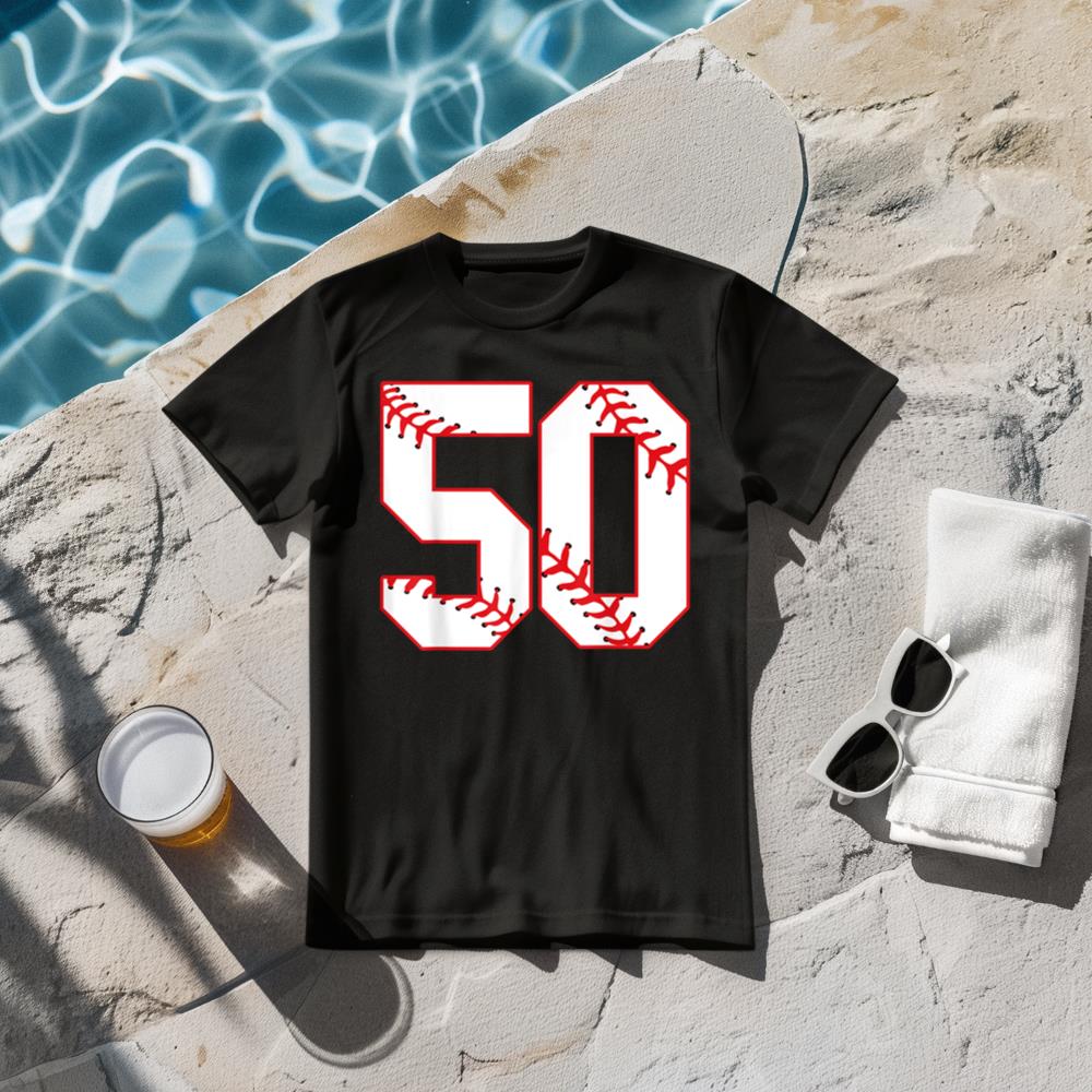 Fiftieth Anniversary Birthday Party 50th Baseball T-Shirt T-Shirt