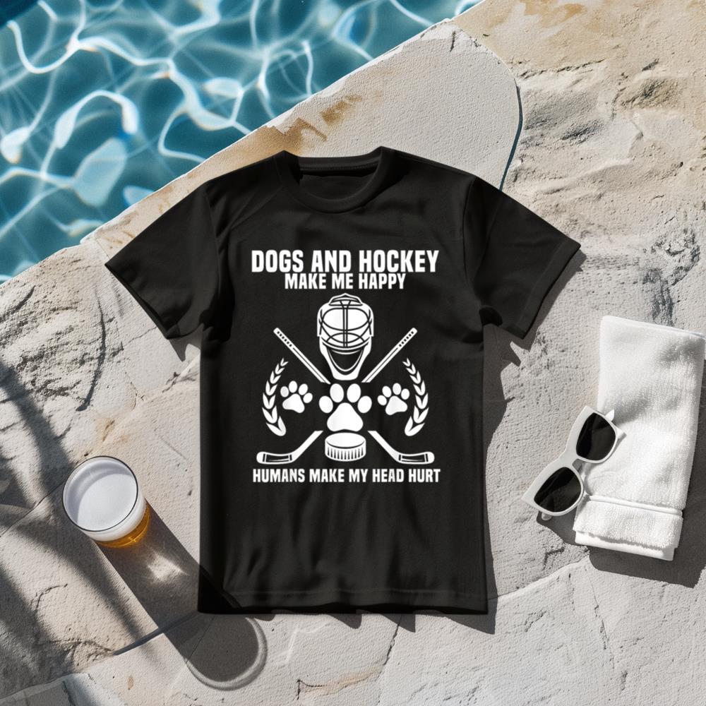 Hockey Makes Me Ice Hockey Happy Player Gift Penalty Box T-Shirt