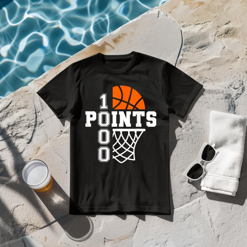 1000 Points Basketball Scorer High School Basketball Player T-Shirt