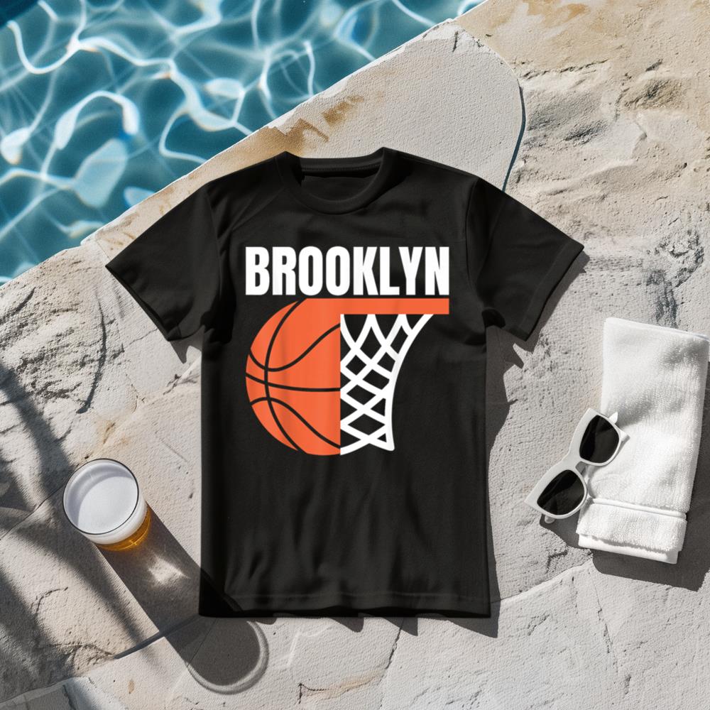 Brooklyn new york city basketball net graphic sport players T-Shirt