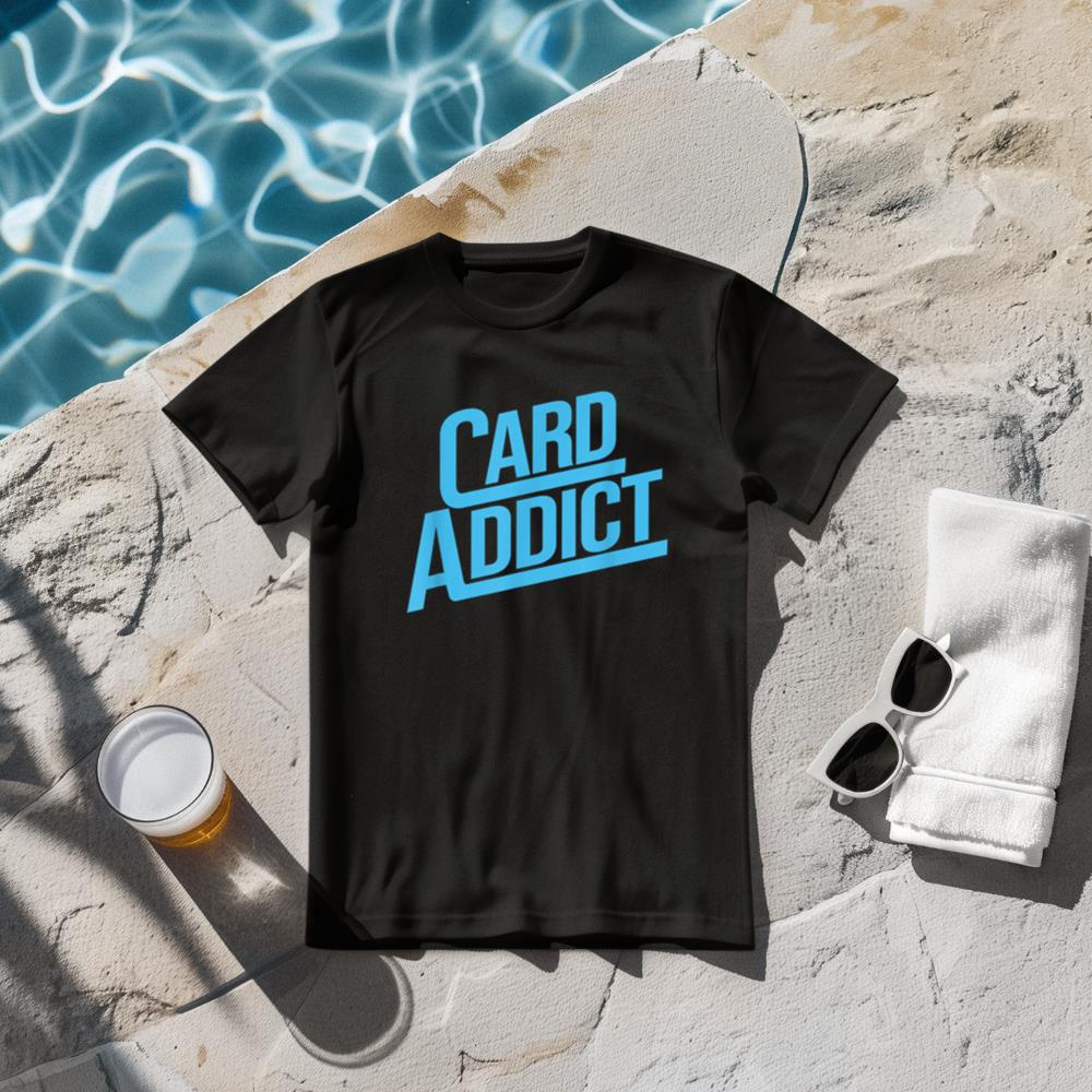 Card Addict Funny Baseball Card Collector Trading Cards T-Shirt