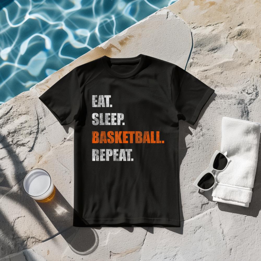Eat Sleep Basketball Repeat T-Shirt