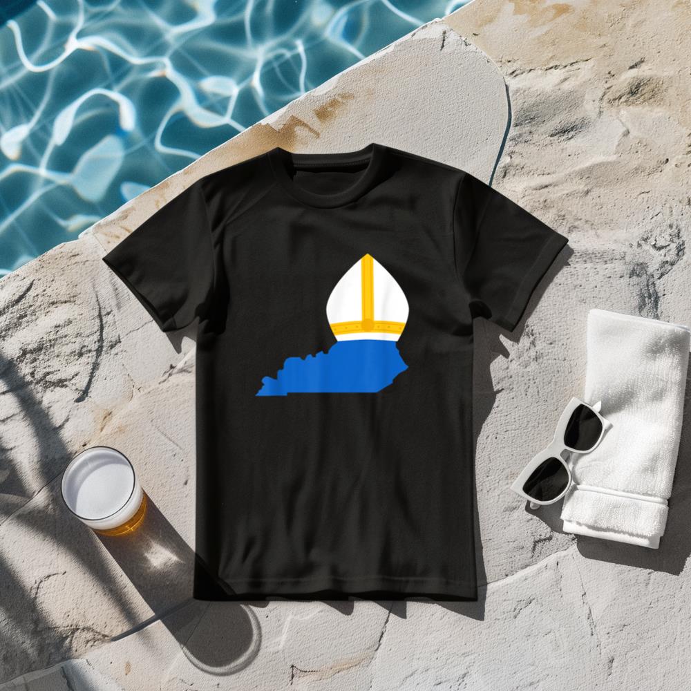 State of Kentucky with Pope Hat T-Shirt