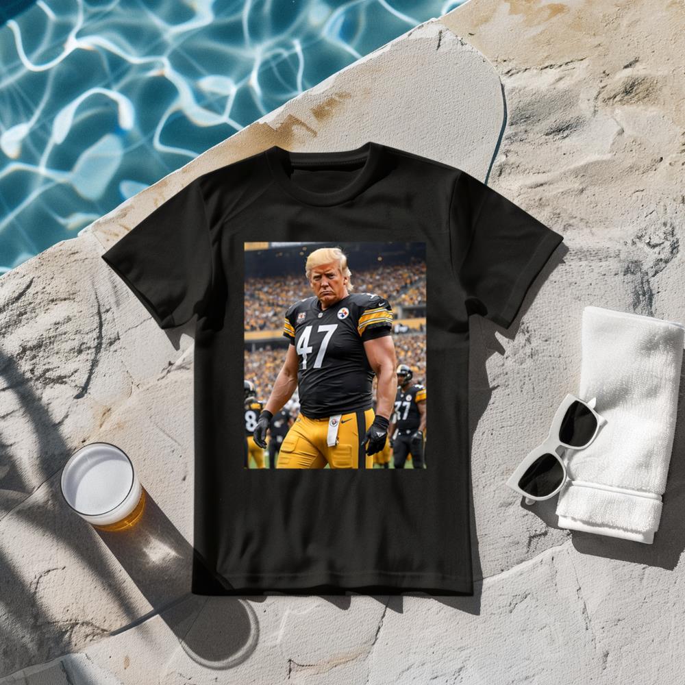 Trump 47 Fittsburgh Football Player Funny T-Shirt