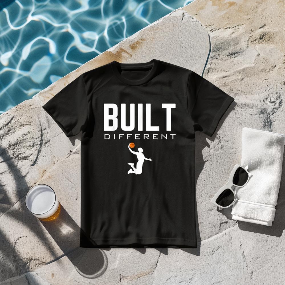 Built Different Basketball Player Quote Game Day Motivation T-Shirt