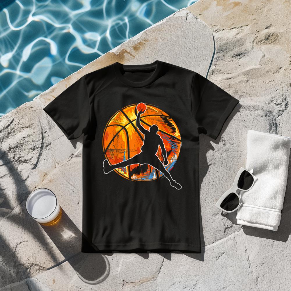 Classic 70s Basketball Retro Hobby Bball Player Baller T-Shirt