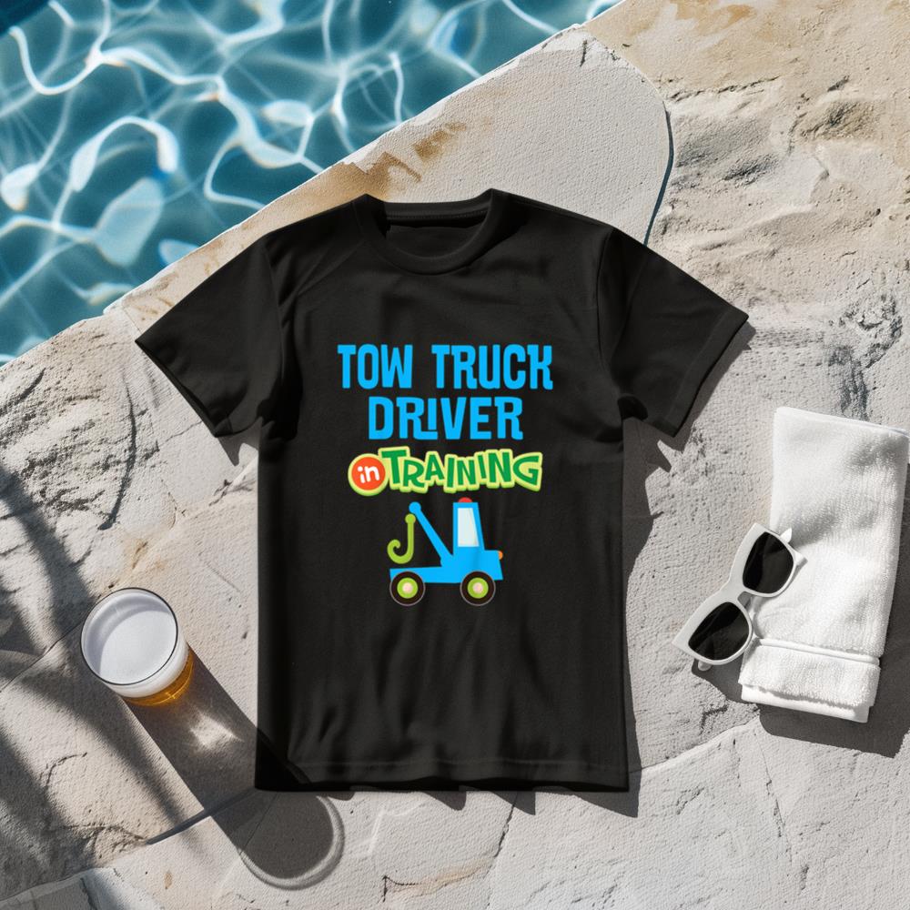 Kids Future Tow Truck Driver in Training T-Shirt